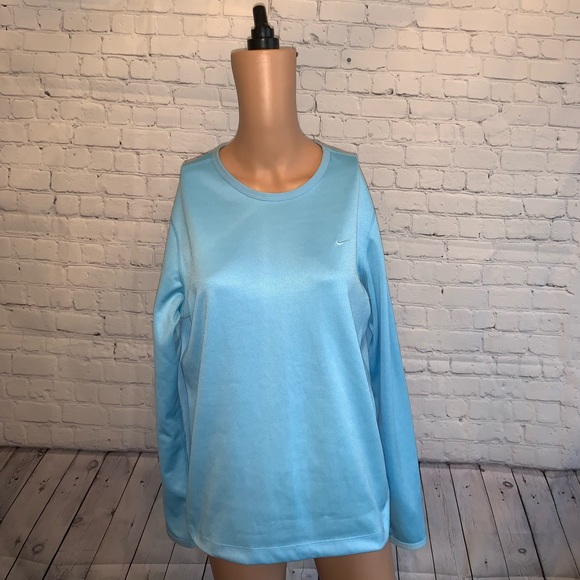 Nike Tops - Nike Dri Fit Light Blue Long Sleeve shirt size L